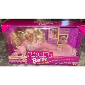 Mattel Bedtime Barbie Doll The First Soft Body Vintage (NEW)